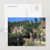 Engelse scènes, Corfe Castle, Dorset Briefkaart (Voorkant / Achterkant)