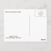 Engelse scènes, Market Harborough Carnival Briefkaart (Achterkant)