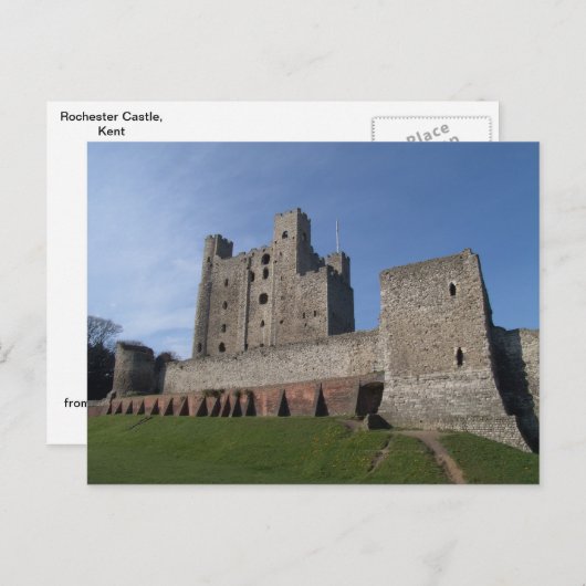 Engelse scènes, Rochester Castle Briefkaart (Voorkant / Achterkant)