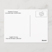 Engelse scènes, Thatched cottages, Queenborough Briefkaart (Achterkant)