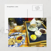 Engelse scènes, vanmiddag crèmethee 1 briefkaart (Voorkant / Achterkant)