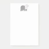 Engelse schaapshond post-it® notes (Voorkant)
