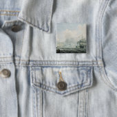 Engelse schepen van oorlog vierkante button 5,1 cm (In situ)