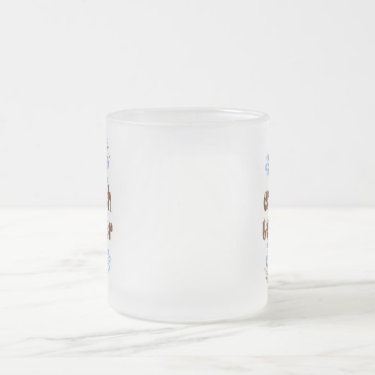 Engelse schotel matglas koffiemok (Center)