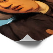 Engelse schrijver Samuel Johnson illustratie Poster (Hoek)