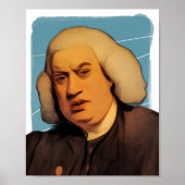 Engelse schrijver Samuel Johnson illustratie Poster (Voorkant)