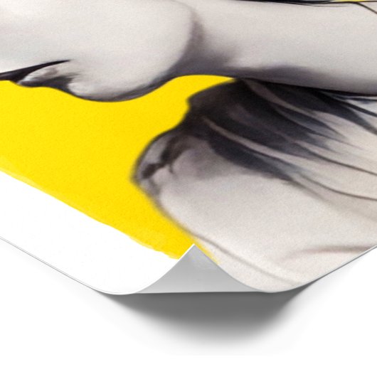 Engelse schrijver Virginia Woolf illustratie Poster (Hoek)