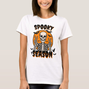 Engelse Seizoen, Grappige Halloween Schedel T-shirt