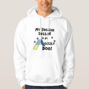 Engelse Setter Agility Dog Hoodie