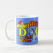 Engelse Setter Agility Gifts Koffiemok (Links)