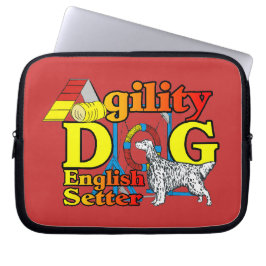 Engelse Setter Agility Laptop Sleeve
