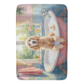 Engelse Setter badtijd Elegante badkamerdecoratie Badmat (Voorkant Verticaal)