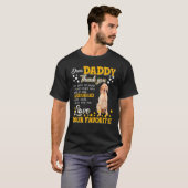 Engelse Setter Beste papa bedankt dat je mijn D be T-shirt (Voorkant volledig)