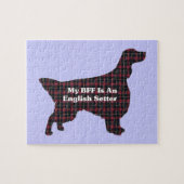 Engelse Setter BFF Legpuzzel (Horizontaal)