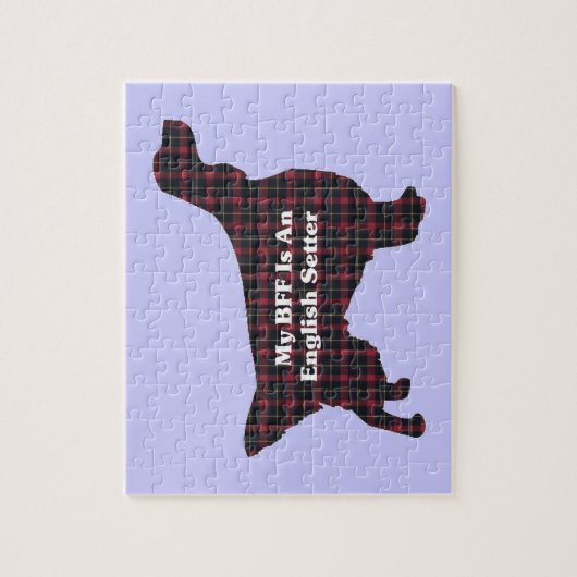 Engelse Setter BFF Legpuzzel (Verticaal)