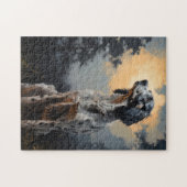 Engelse Setter bij nacht Legpuzzel (Horizontaal)