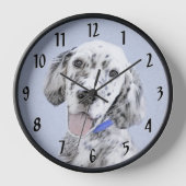 Engelse Setter Blue Belton schilder Dog Art (Voorkant)