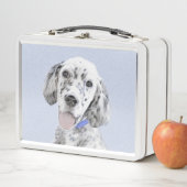 Engelse Setter Blue Belton schilder Dog Art (In situ)