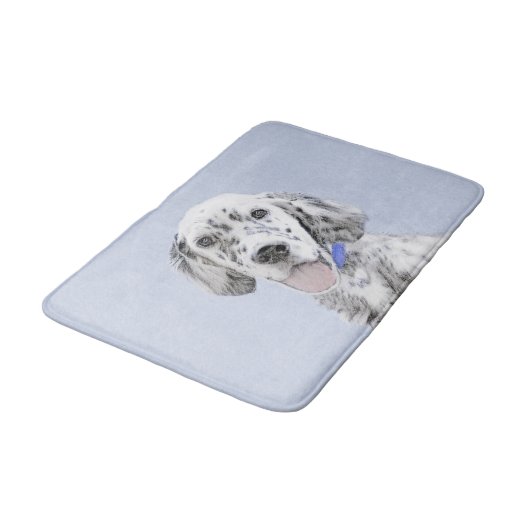 Engelse Setter Blue Belton schilder Dog Art Badmat (Gekanteld)