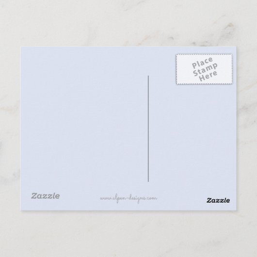 Engelse Setter Blue Belton schilder Dog Art Briefkaart (Achterkant)