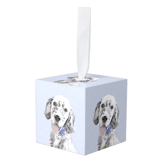 Engelse Setter Blue Belton schilder Dog Art Decoratie (Voorkant hoekig)