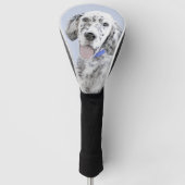 Engelse Setter Blue Belton schilder Dog Art Golfheadcover (Voorkant)