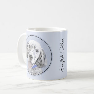 Engelse Setter Blue Belton schilder Dog Art Koffiemok
