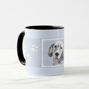 Engelse Setter Blue Belton schilder Dog Art Mok