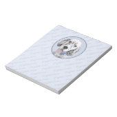 Engelse Setter Blue Belton schilder Dog Art Notitieblok (Linkerzijde)