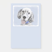 Engelse Setter Blue Belton schilder Dog Art Post-it® Notes (Voorkant)