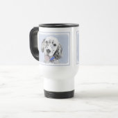Engelse Setter Blue Belton schilder Dog Art Reisbeker (Voorkant links)