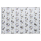 Engelse Setter Blue Belton schilder Dog Art Stof (Fat Quarter)
