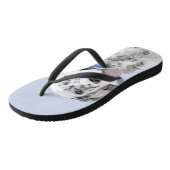 Engelse Setter Blue Belton schilder Dog Art Teenslippers (Schuin)