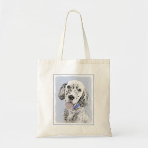 Engelse Setter Blue Belton schilder Dog Art Tote Bag
