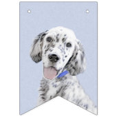 Engelse Setter Blue Belton schilder Dog Art Vlaggetjes (Derde vlag)