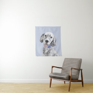 Engelse Setter Blue Belton schilder Dog Art Wandkleed