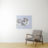 Engelse Setter Blue Belton schilder Dog Art Wandkleed (In Situ (horizontaal))