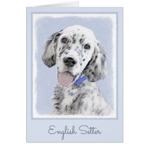 Engelse Setter Blue Belton Schilderij Hond Kunst