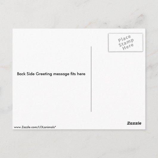 Engelse Setter Briefkaart (Achterkant)