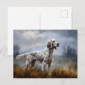 Engelse Setter Briefkaart (Voorkant / Achterkant)