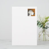 Engelse Setter Briefpapier (Staand voorkant)