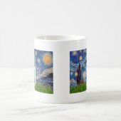 Engelse Setter (BW) - Starry Night Koffiemok (Center)
