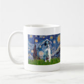 Engelse Setter (BW) - Starry Night Koffiemok (Links)