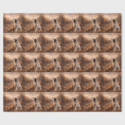 Engelse Setter Cadeaupapier (Vlak)