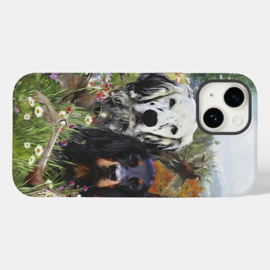Engelse Setter Case-Mate iPhone Case (Achterkant (horizontaal))