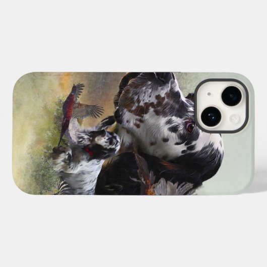 Engelse Setter Case-Mate iPhone Case (Achterkant (horizontaal))