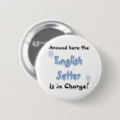 Engelse Setter Charge - Button (Voorkant /achterkant)