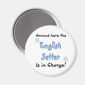 Engelse Setter Charge - Magnet (Voorkant / Achterkant)