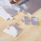 Engelse Setter Cozy Klaslokaal Leraar Kerstman Legpuzzel (Zijkant)