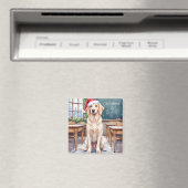 Engelse Setter Cozy Klaslokaal Leraar Kerstman Magneet (Insitu (Vaatwasser))